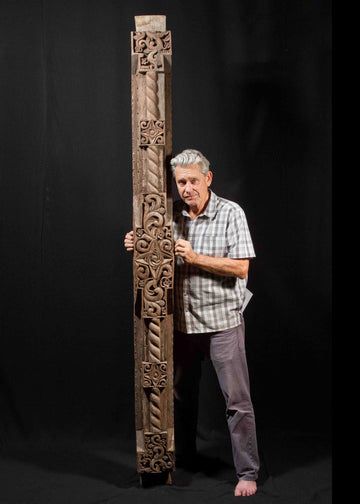 Antique Carved Ceiling Beam