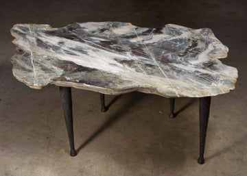 Stone Slab Boulder Table