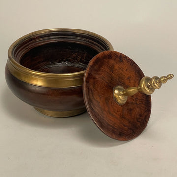 Antique Betel Nut Bowl With Lid