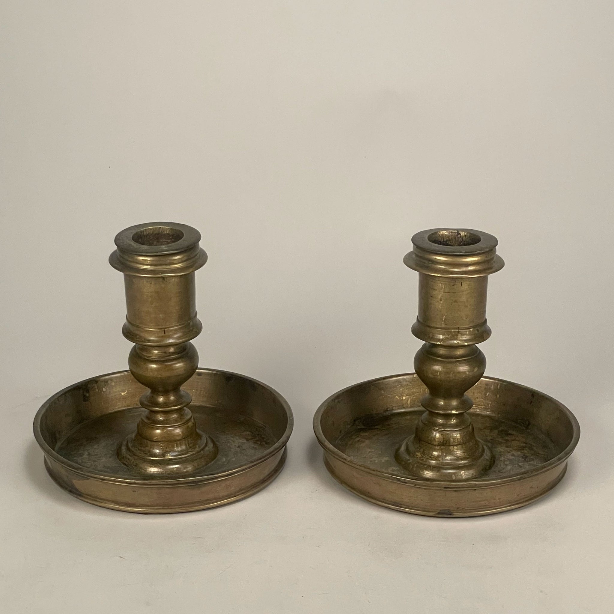 Pair Of Dutch-Colonial Candleholders